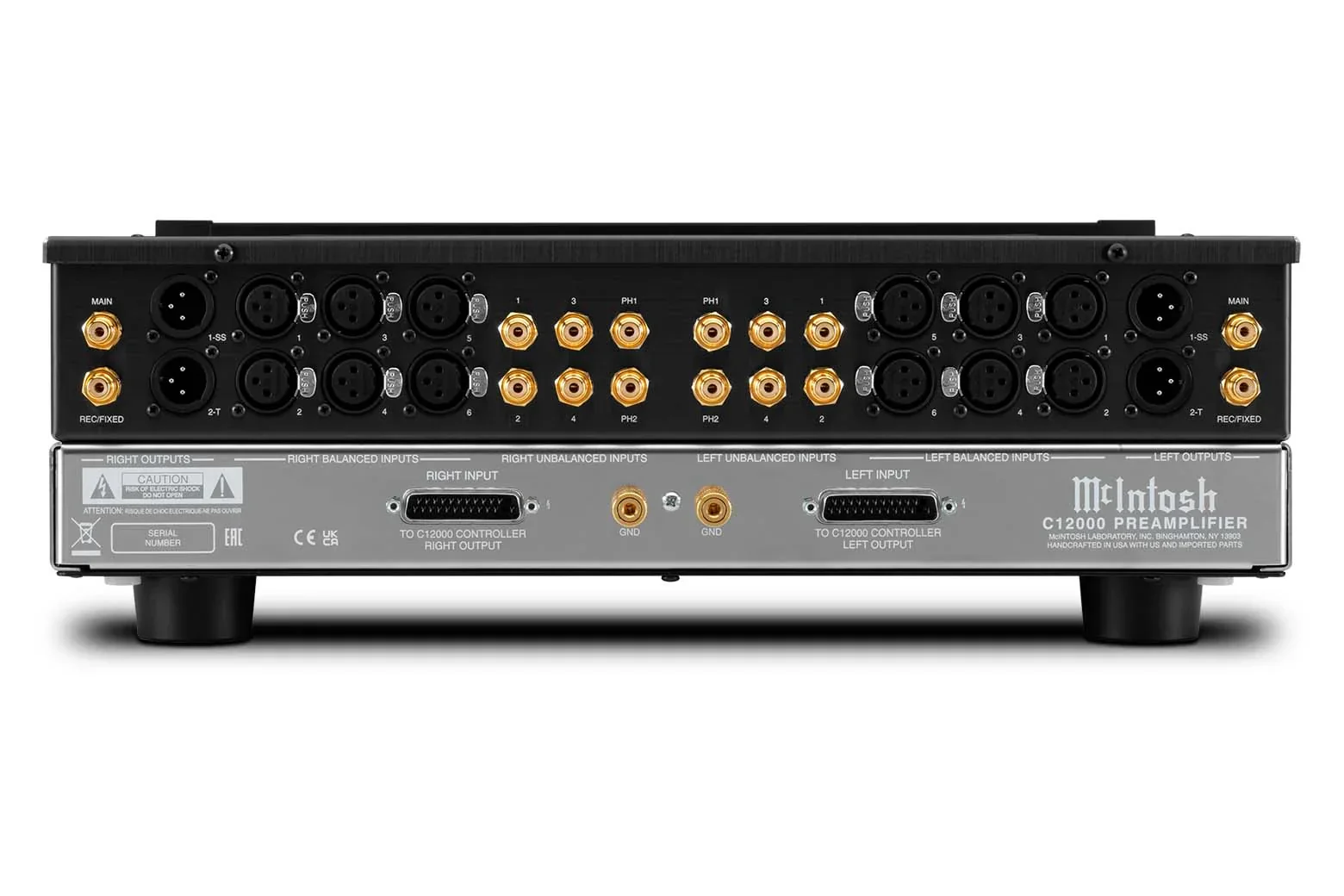 McIntosh - C12000ST 2-Channel Solid State and Vacuum Tube Preamplifier - Image 4