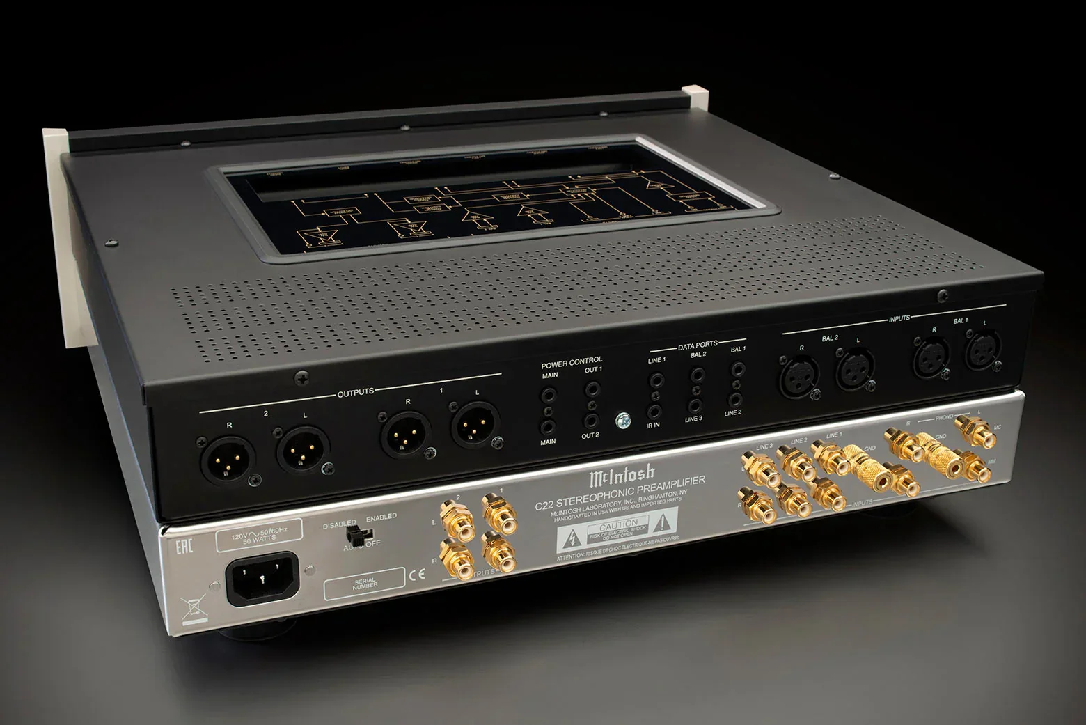 McIntosh - C22 2-Channel Vacuum Tube Preamplifier Mk V - Image 13